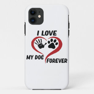 I love my dog throw pillow Case-Mate iPhone case