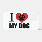 I love my dog throw pillow Case-Mate iPhone case (Achterkant (horizontaal))