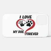I love my dog throw pillow Case-Mate iPhone case (Achterkant (horizontaal))
