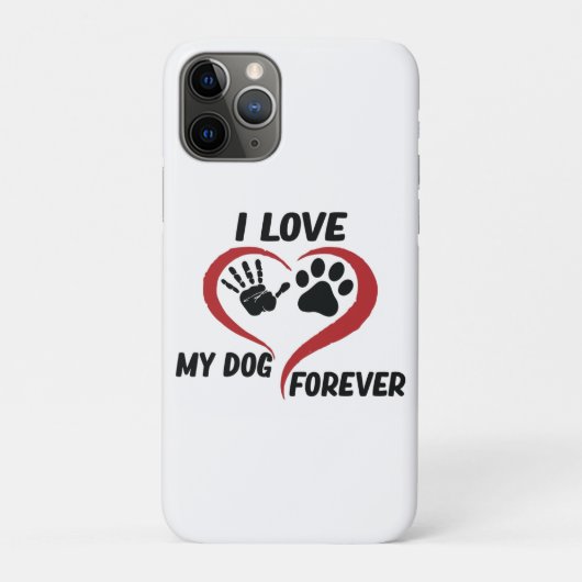 I love my dog throw pillow Case-Mate iPhone case (Achterkant)