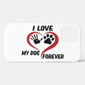I love my dog throw pillow Case-Mate iPhone case (Achterkant (horizontaal))