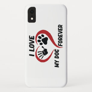I love my dog throw pillow Case-Mate iPhone case