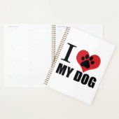 I love my dog throw pillow planner (Display)