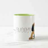 I Love My Dog - Vrouw Edition 3 Tweekleurige Koffiemok (Center)