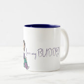 I Love My Dog - Vrouw Edition 4 Tweekleurige Koffiemok (Voorkant rechts)