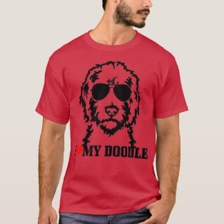 I Love My Doodle Goldendoodle Mom Labradoodle Dog T-shirt