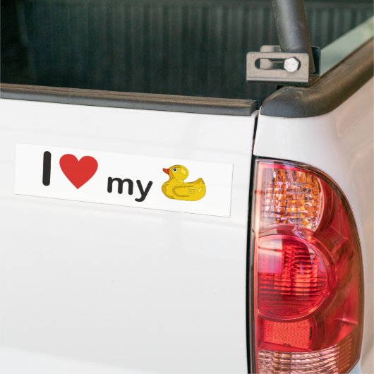 I love my duck bumpersticker (Op Truck)