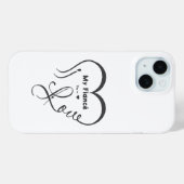 I Love My Fiancé • You = ♥ 🫳🏻💍 Case-Mate iPhone Case (Achterkant (horizontaal))