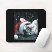 I Love My French Bulldog Christmas Cute  Muismat (Met muis)