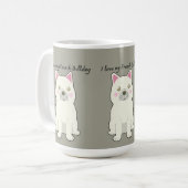 I Love my French Bulldog Koffiemok (Voorkant links)