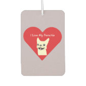 I love my Frenchie, Lavender Luchtverfrisser (Voorkant)