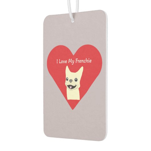 I love my Frenchie, Lavender Luchtverfrisser (Links)