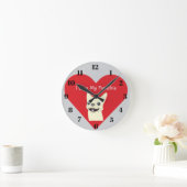 I love my Frenchie,  Ronde Klok (Huis)