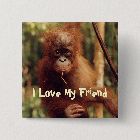 I Love My Friend Button (Voorkant)