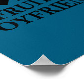 I Love My Fruity Boyfriend Funny Girlfriend Humor  Poster (Hoek)