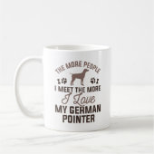 I Love My German Pointer Koffiemok (Links)