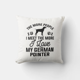 I Love My German Pointer Kussen