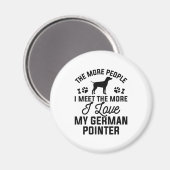 I Love My German Pointer Magneet (Voorkant / Achterkant)