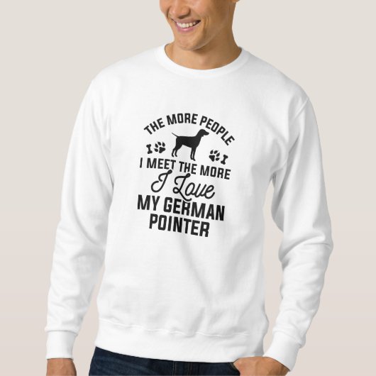 I Love My German Pointer Trui (Voorkant)