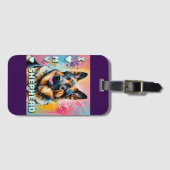 I love my German Shepherd Bagagelabel (Voorkant (horizontaal))