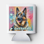 I love my German Shepherd Blikjeskoeler (Achterkant)