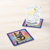 I love my German Shepherd Kartonnen Onderzetters (Insitu)