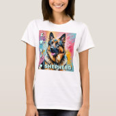 I love my German Shepherd T-shirt (Voorkant)