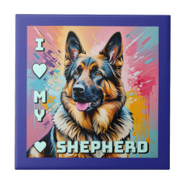 I love my German Shepherd Tegeltje