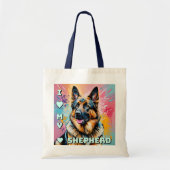 I love my German Shepherd Tote Bag (Voorkant)