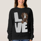 I Love My German Wirehaired Pointer Dog Trui (Voorkant)