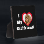 I Love My Girlfriend Bae Personalized Custom Photo Fotoplaat<br><div class="desc">A blossoming romance. A happy couple. I Love My Girlfriend Bae Personalized Custom Photo. A cool awesome design for a boyfriend or girlfriend to celebrate their relationship and publicly declare their love for their partner and significant other. The romantic design can be given as a gift for Valentine’s Day, anniversary,...</div>