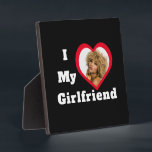 I Love My Girlfriend Bae Personalized Custom Photo Fotoplaat<br><div class="desc">A blossoming romance. A happy couple. I Love My Girlfriend Bae Personalized Custom Photo. A cool awesome design for a boyfriend or girlfriend to celebrate their relationship and publicly declare their love for their partner and significant other. The romantic design can be given as a gift for Valentine’s Day, anniversary,...</div>