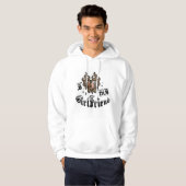 I Love My Girlfriend - Cheetah - DingusDesign Hoodie (Voorkant volledig)