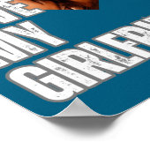 I Love My Girlfriend Heart Photo Boyfriend Gift  Poster (Hoek)