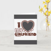 I Love My Girlfriend  Kaart (Gele Bloem)