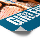 I Love My Girlfriend Photo Funny Boyfriend Gift  Poster (Hoek)