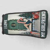 I Love My Girlfriend Photo Golf Head Cover (Voorkant)