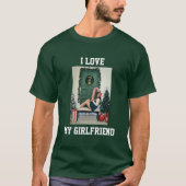I Love My Girlfriend Photo T-Shirt Gift for BF (Voorkant)