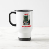 I Love My Girlfriend Photo Travel Mug Gift Reisbeker (Links)