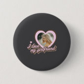 I Love My Girlfriend  Ronde Button 5,7 Cm (Voorkant)