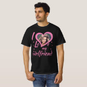 I Love my Girlfriend - T-Shirt personalisierbar (Voorkant volledig)