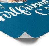 I Love My Girlfriends Cat Photo  Poster (Hoek)