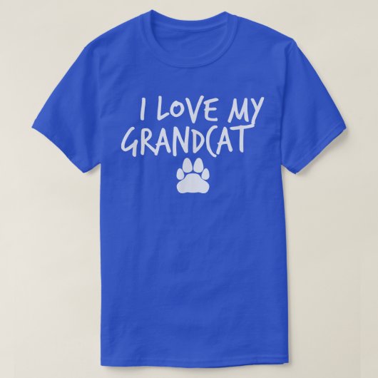 I Love My Grandcat  T-shirt (Design voorkant)