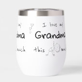 I Love my Grandma Typography Named Graphic (Achterkant)