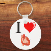 I love my hearts sleutelhanger (Voorkant)