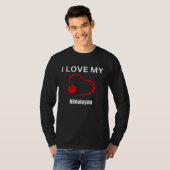 I love my himalayan breed cat Cat T-shirt (Voorkant volledig)