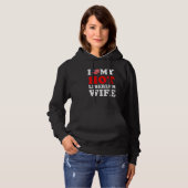 I love My Hot Liberian Wife Funny Husband Gift Hoodie (Voorkant volledig)