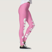 I Love My Hubby Roze Wit Schattige Girly Chic 2020 Leggings (Rechts)