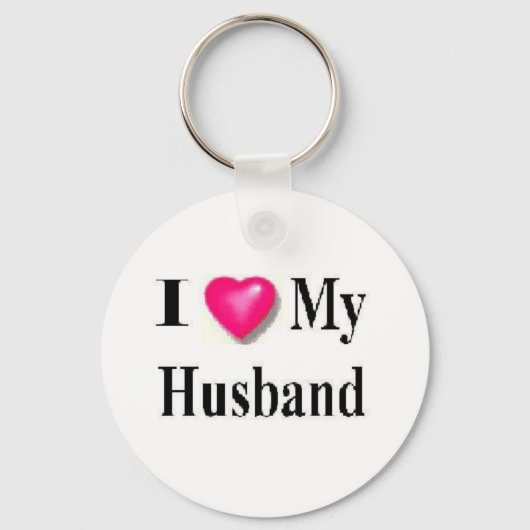i love my husband sleutelhanger (Voorkant)