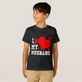 I Love My Husband Valentines Day Family Matching G T-shirt (Voorkant volledig)